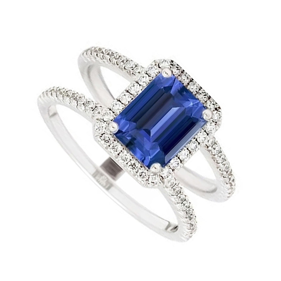 echter round diamant 3Karat ring Draufsicht