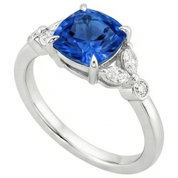 Echter Saphir Ring 2.70 Karat