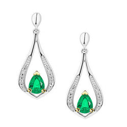 Kunstvoller Gemstone Earring – Edler Smaragd 1 Karat |