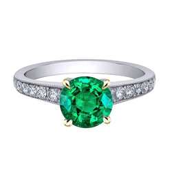 Kolumbianischer Smaragd Schmuckstein-Ring – GIA-Zertifiziert