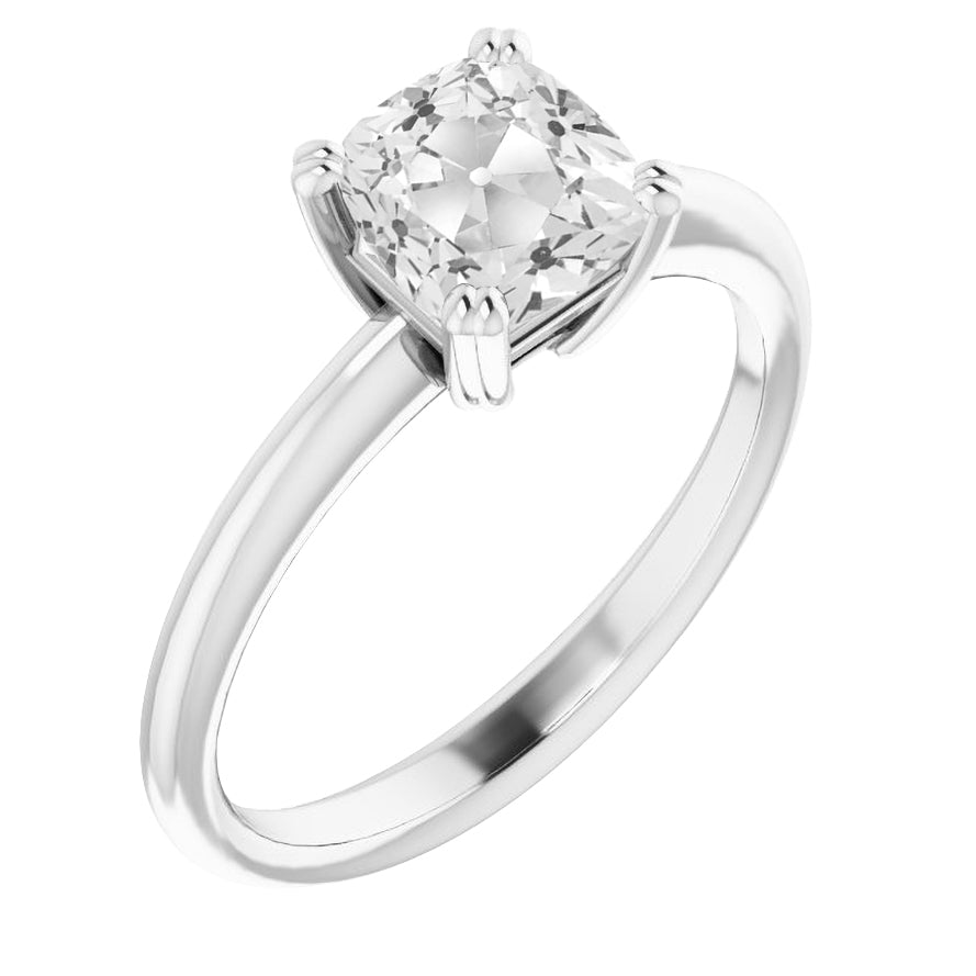 Funkelnder Diamant Solitär-Verlobungsring 5 Karat – Hauptansicht