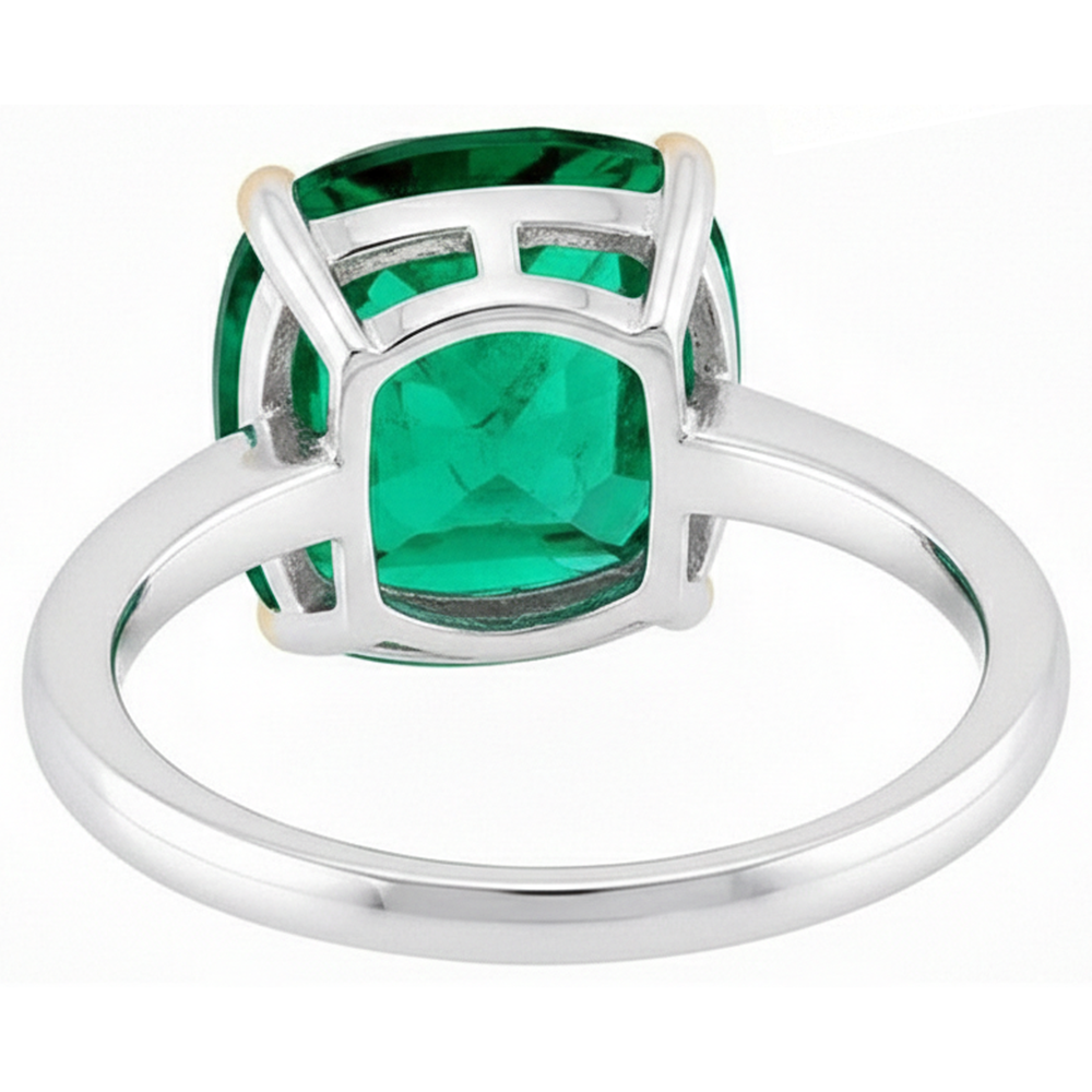 Zeitloser Edelstein-Ring 5 Karat – Draufsicht