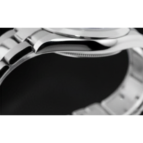 Dame-Datejust Rolex blaues römisches Zifferblatt aus Edelstahl