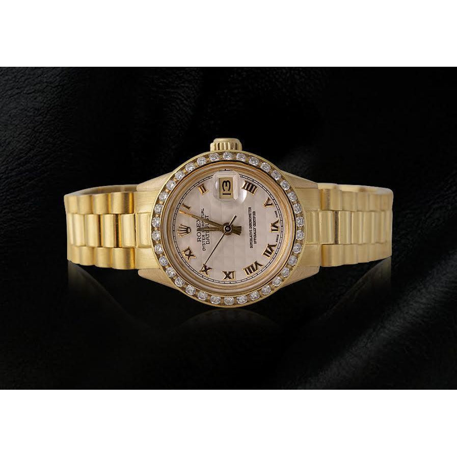 Diamant-Lünette Dame Rolex