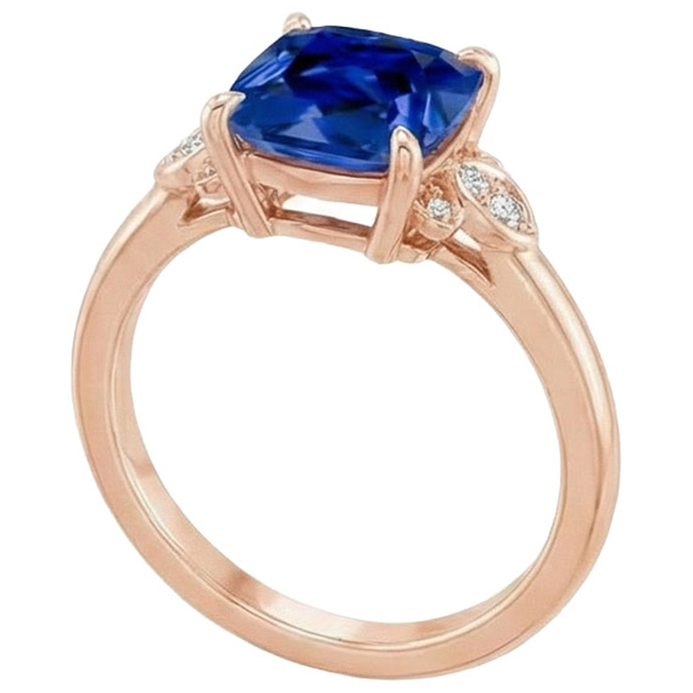 echter round diamant 2.50Karat ring Detailansicht