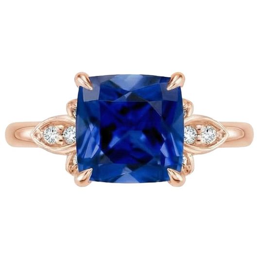 echter round diamant 2.50Karat ring Profilansicht