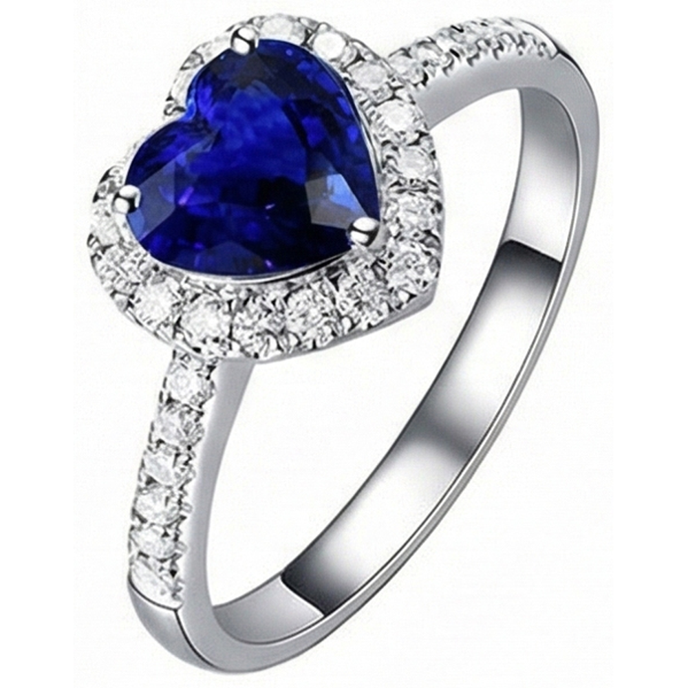 echter round diamant 4Karat ring Detailansicht