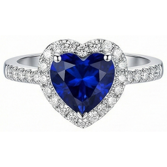 echter round diamant 4Karat ring Seitenansicht