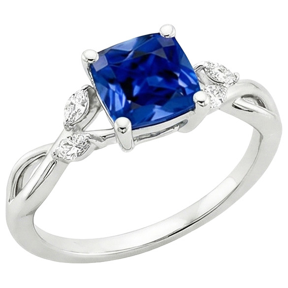 echter marquise diamant 2.75Karat ring Seitenansicht