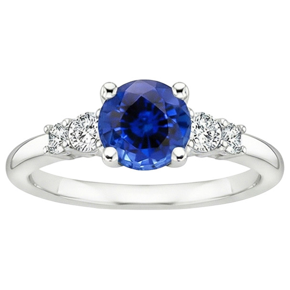echter round diamant 2.50Karat ring Detailansicht