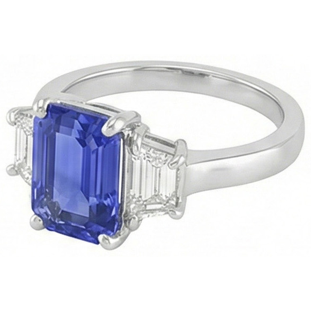 echter diamant 2.50Karat ring Profilansicht