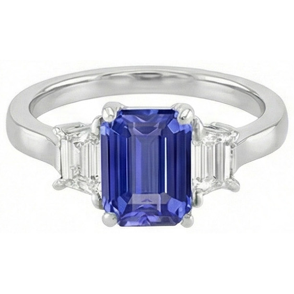 echter diamant 2.50Karat ring Draufsicht