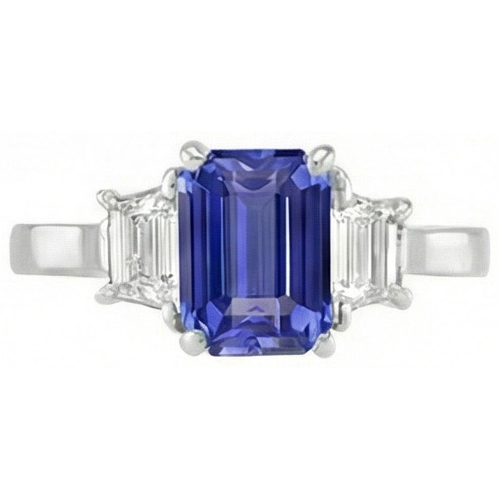 echter diamant 2.50Karat ring Seitenansicht