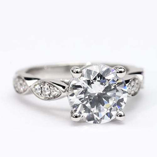 Damen Echt Diamant-Verlobungsring