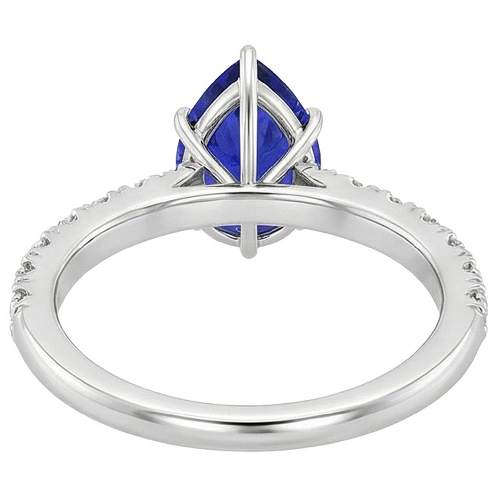 echter round diamant 5.50Karat ring auf Weiß