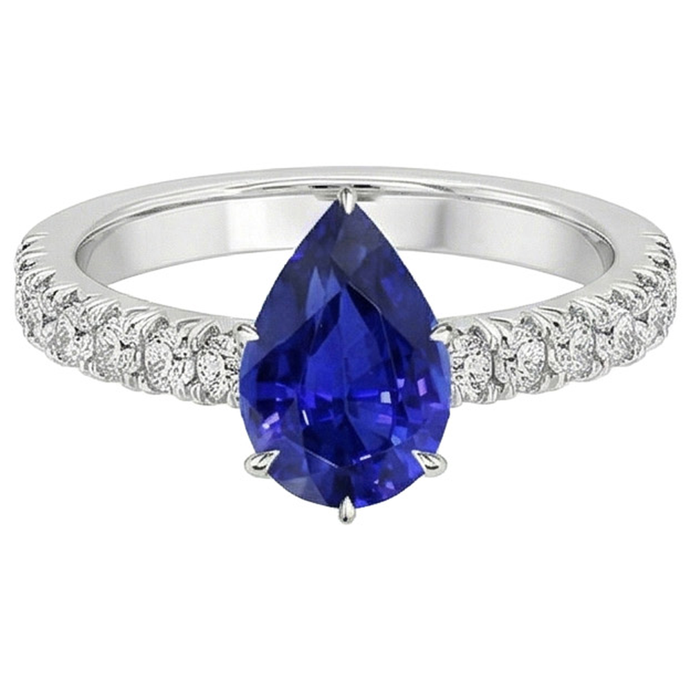 echter round diamant 5.50Karat ring Detailansicht
