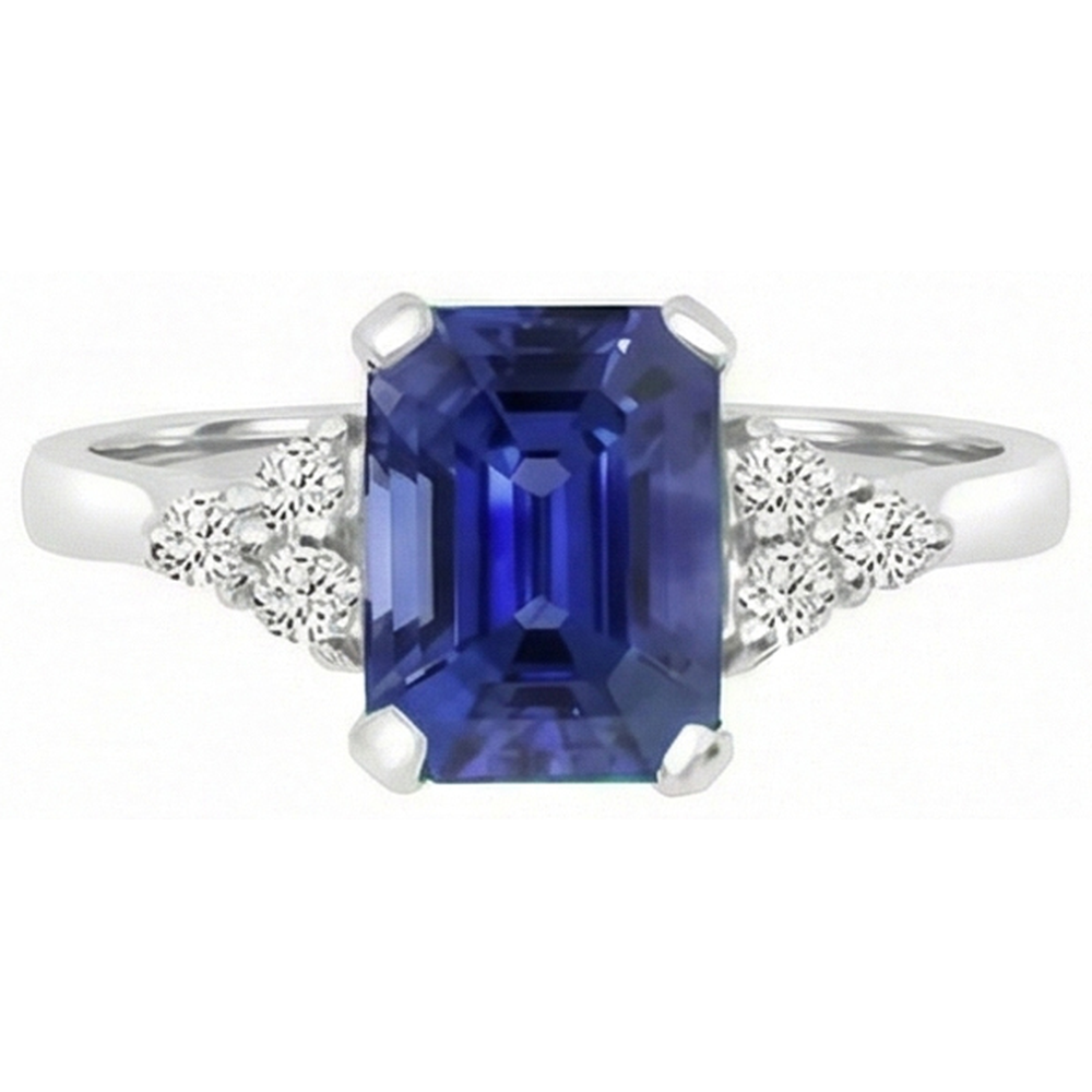 echter round diamant 3Karat ring Seitenansicht