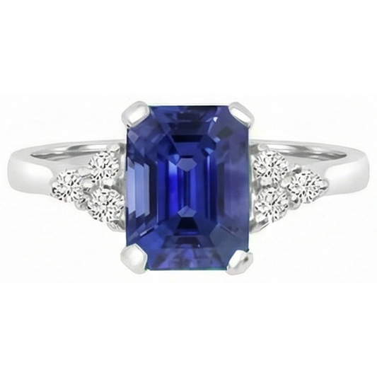 echter round diamant 3Karat ring Seitenansicht