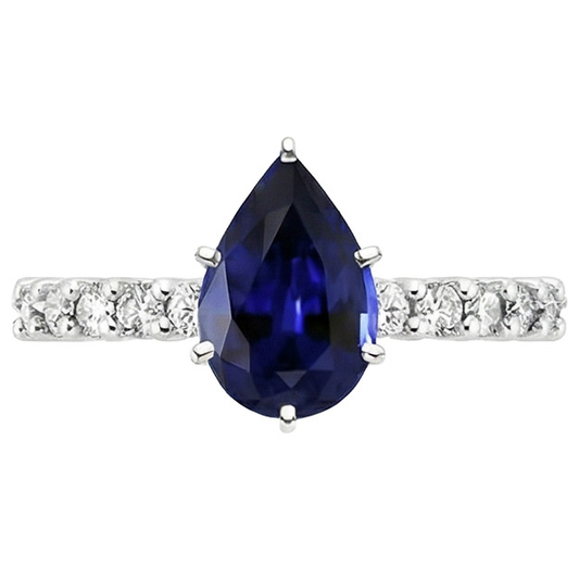 echter round diamant 7.25Karat ring Detailansicht