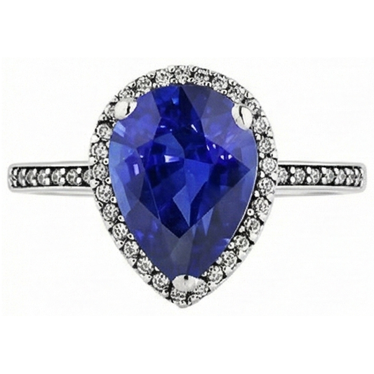 echter round diamant 4Karat ring Seitenansicht
