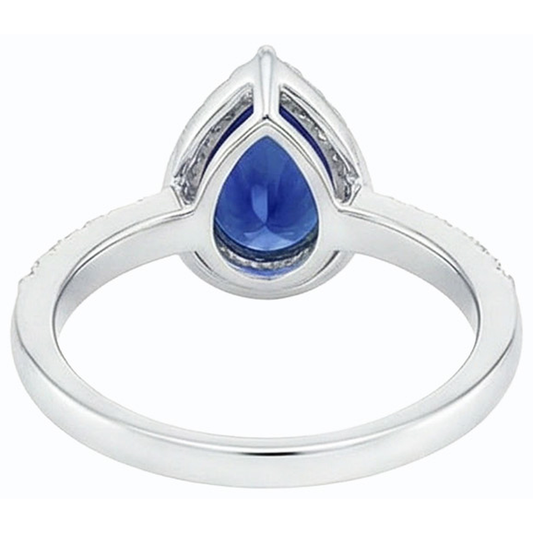 echter round diamant 4Karat ring Seitenansicht