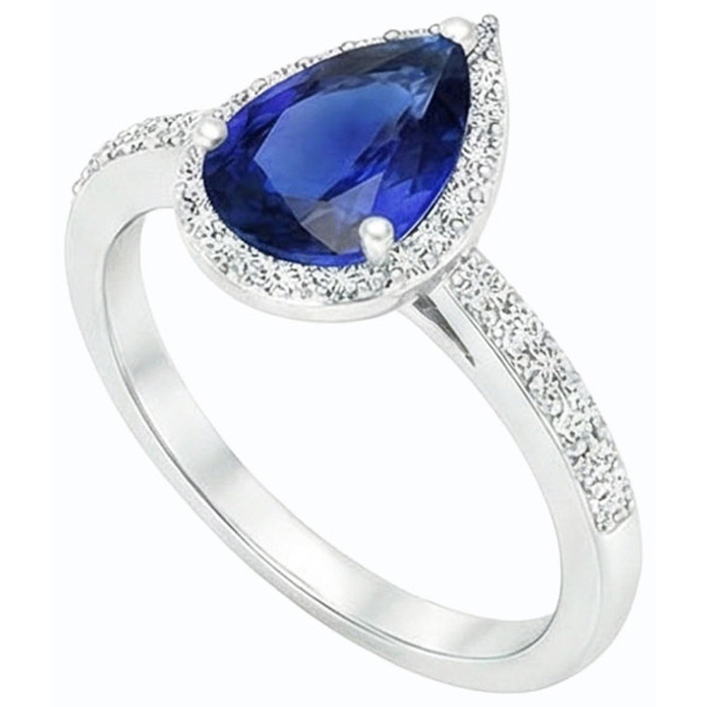 echter round diamant 4Karat ring Draufsicht