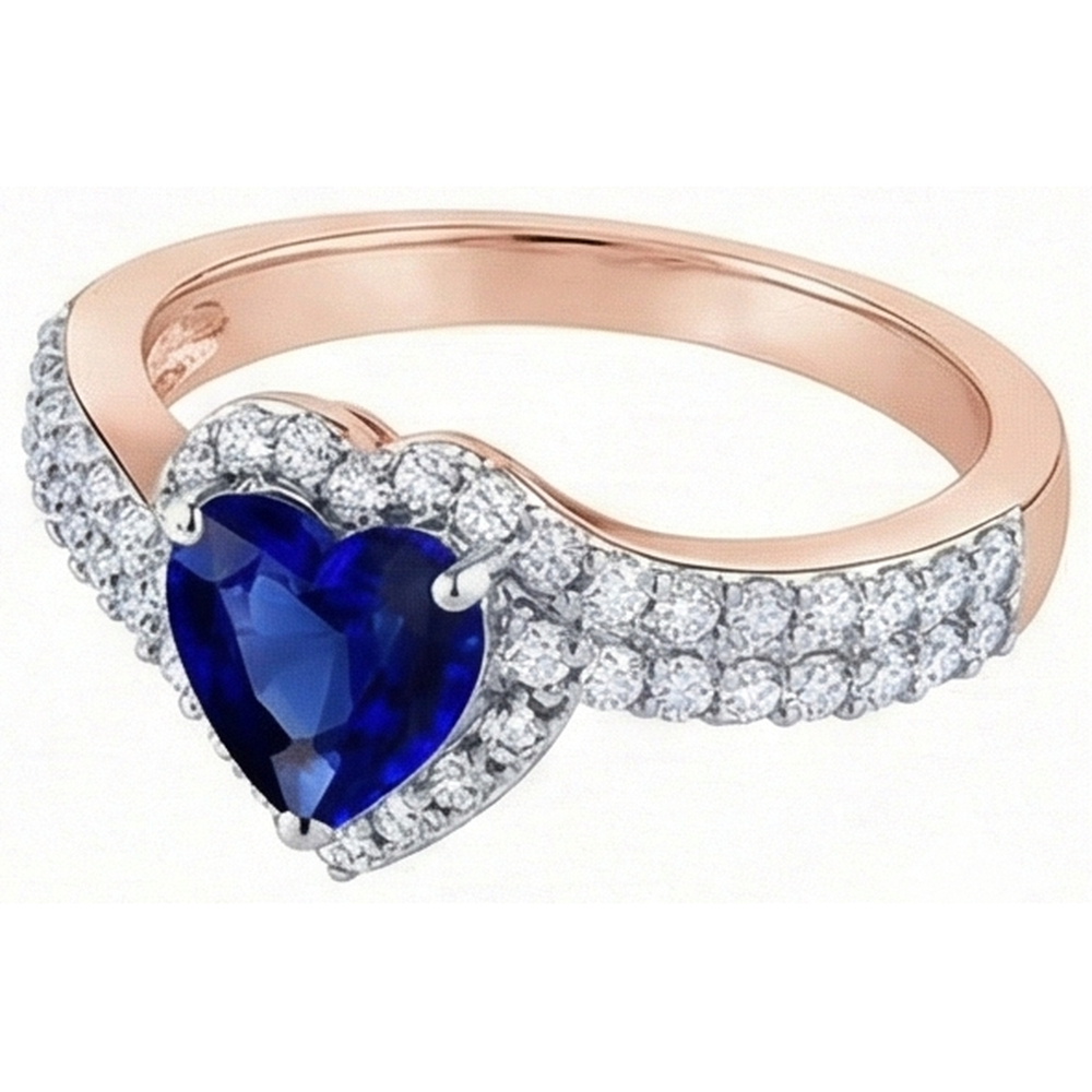 echter round diamant 4.50Karat ring Detailansicht