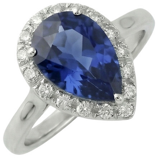 echter round diamant 2.50Karat ring Vorderansicht