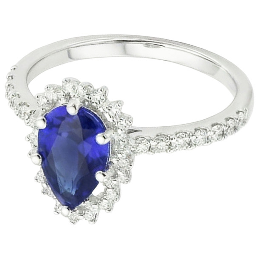 echter round diamant 5Karat ring Detailansicht