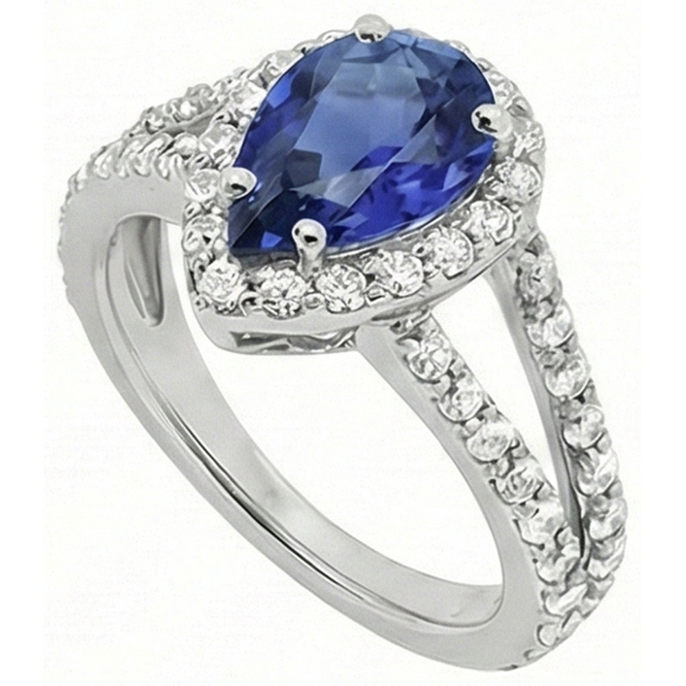 echter round diamant 4.75Karat ring Detailansicht