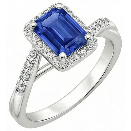echter round diamant 4Karat ring Seitenansicht