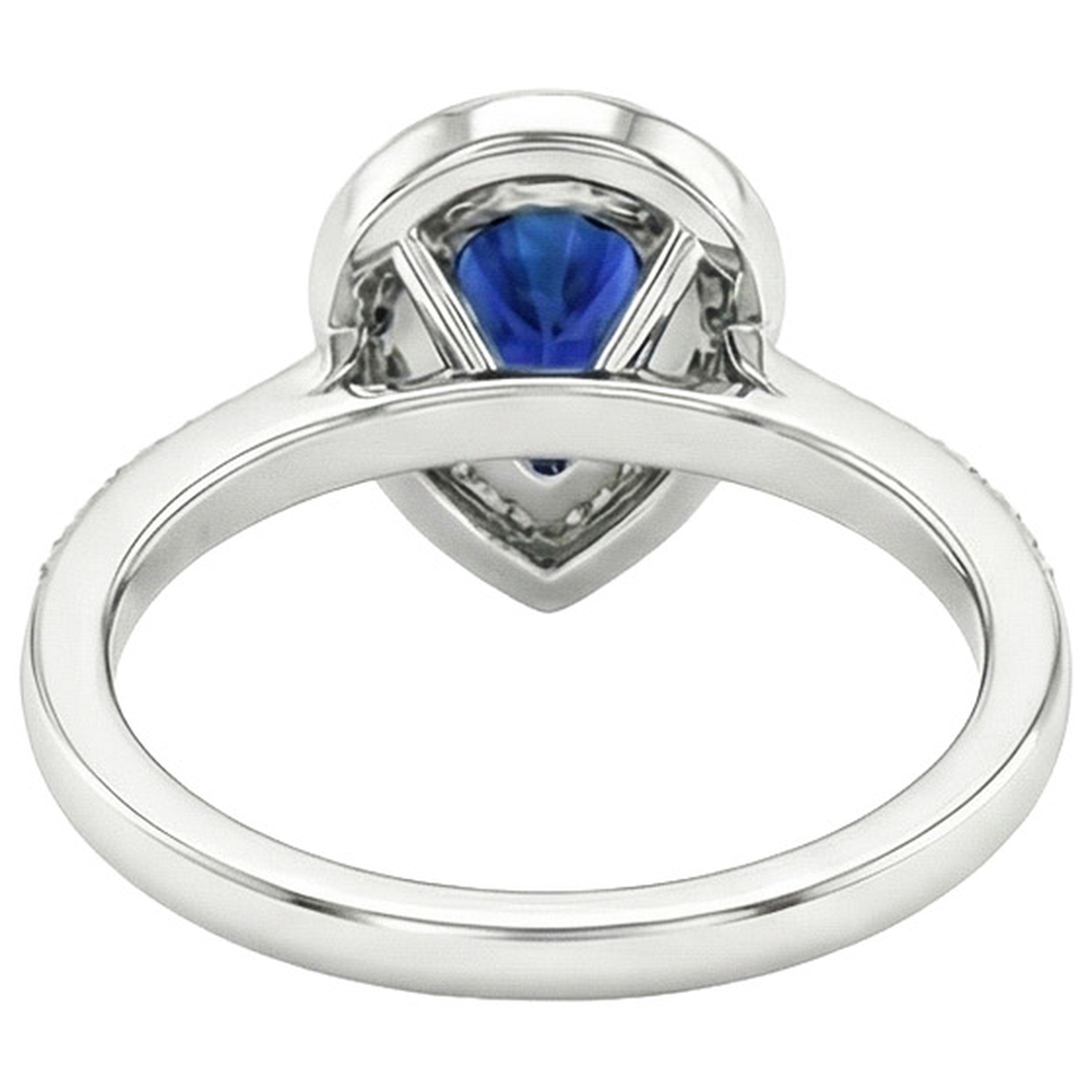 echter round diamant 3Karat ring Seitenansicht