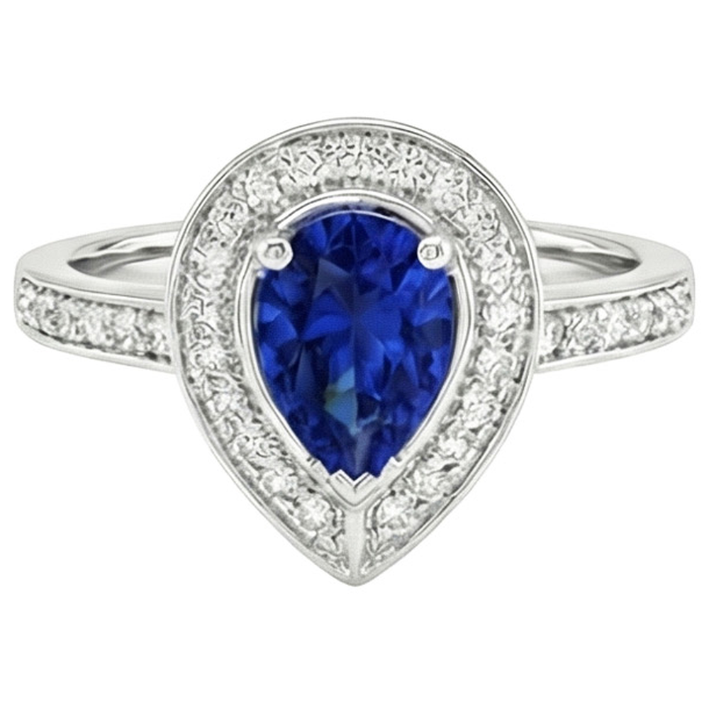 echter round diamant 3Karat ring Detailansicht