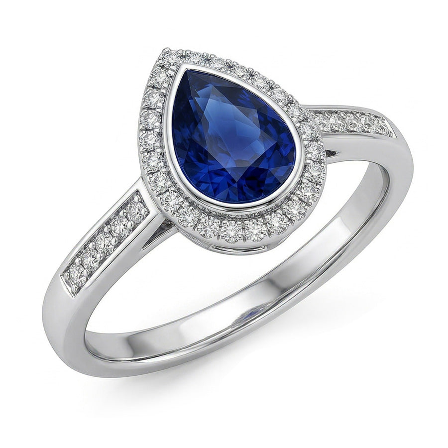 echter round diamant 3Karat ring Seitenansicht