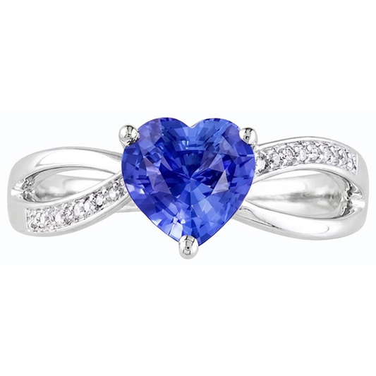 echter round diamant 3.50Karat ring Seitenansicht