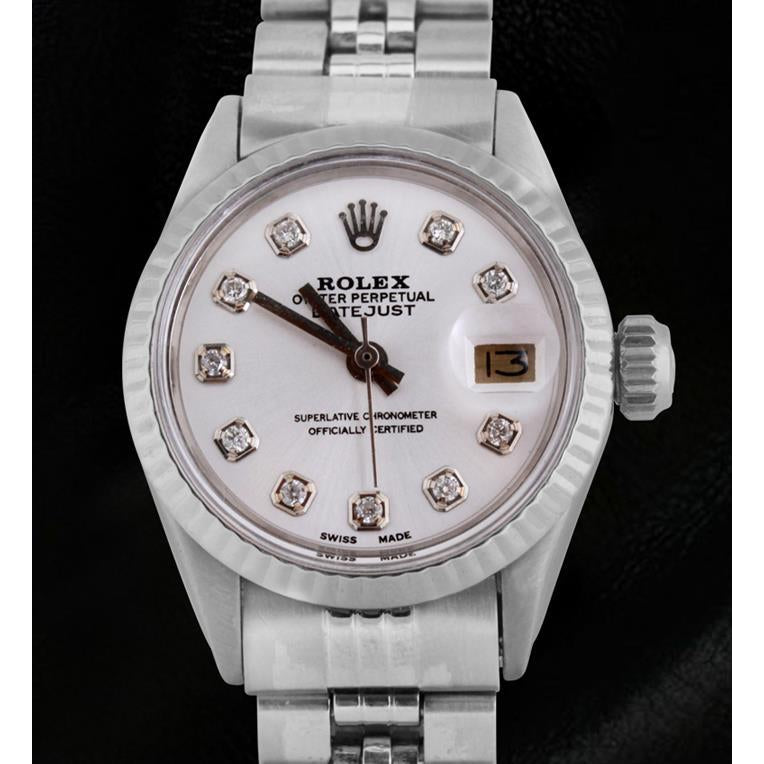 Jubiläumsarmbanduhr aus Edelstahl Rolex