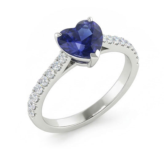 echter round diamant 2.50Karat ring Vorderansicht