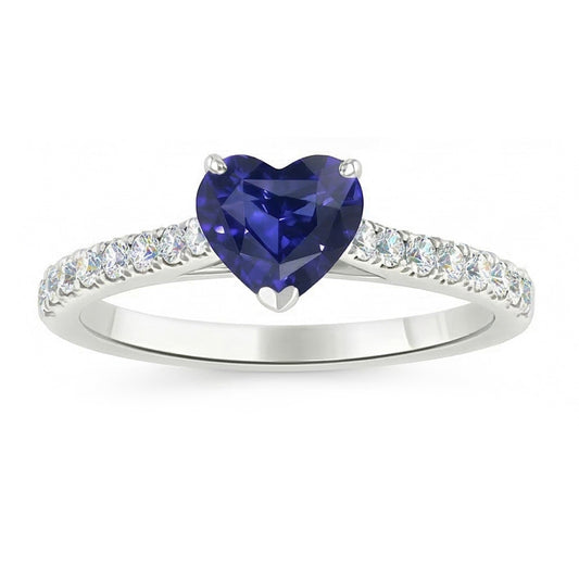echter round diamant 2.50Karat ring Seitenansicht