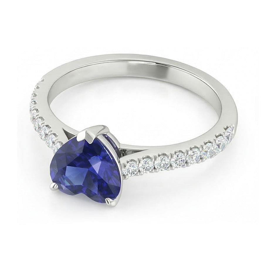 echter round diamant 2.50Karat ring Detailansicht