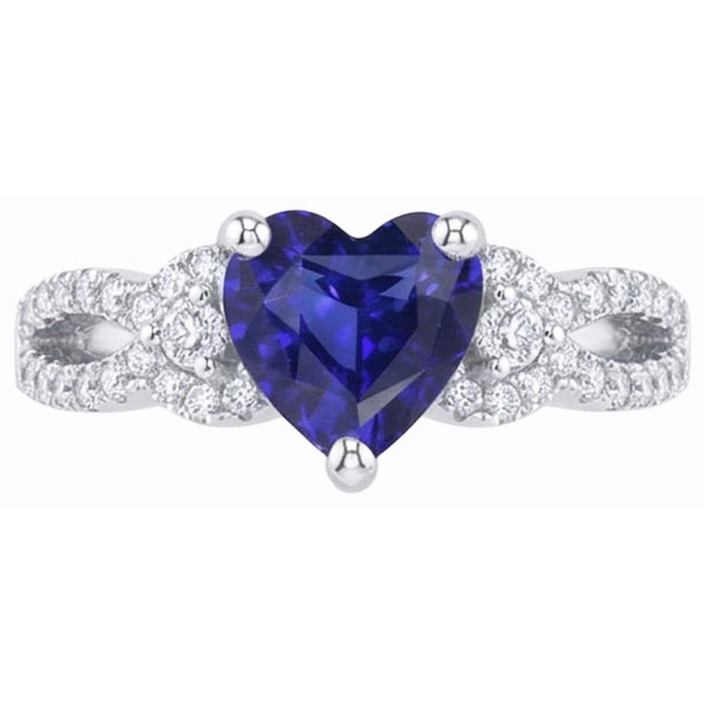 echter round diamant 3Karat ring Seitenansicht