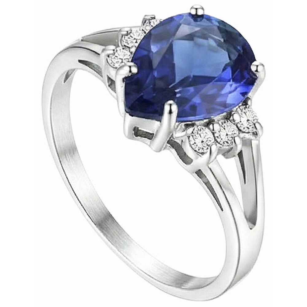 echter round diamant 3.50Karat ring Detailansicht