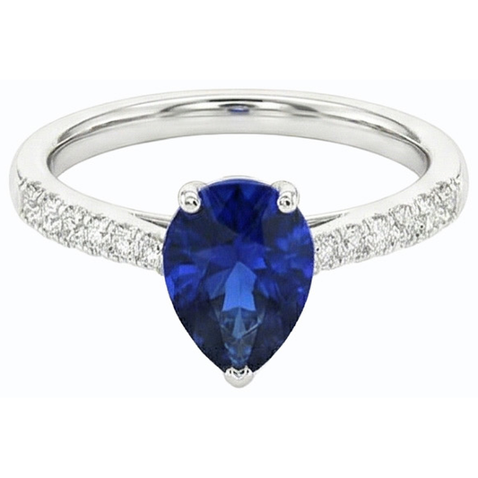 echter round diamant 3Karat ring Seitenansicht