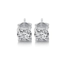 Damen Ohrstecker 3.80 Ct Natürliche Aus der Erde Abgebauter Natürlicher Diamant