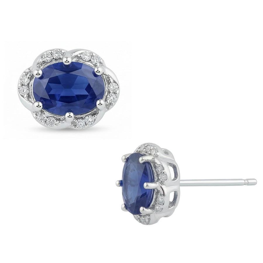 echter oval diamant 4.50Karat ohrring Detailansicht