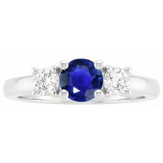 echter round diamant 1.50Karat ring Seitenansicht