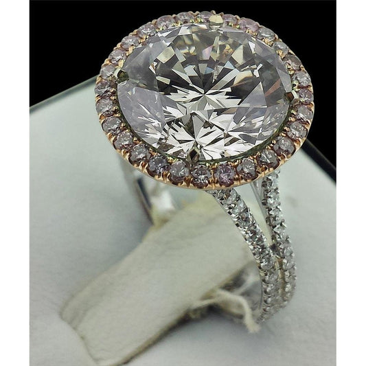 Damen-Ring mit 7 Karat Luxus-Echt Diamant