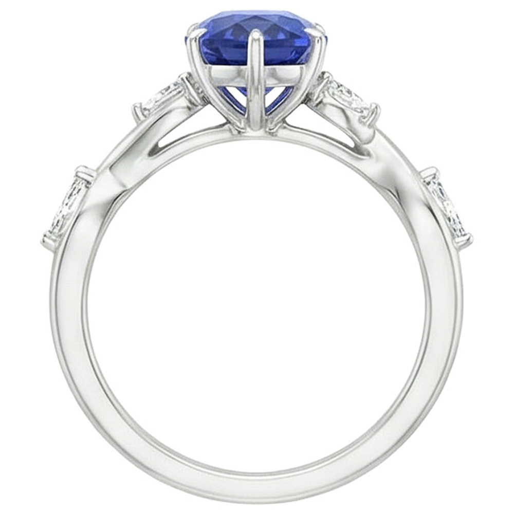 echter marquise diamant 4.50Karat ring Seitenansicht