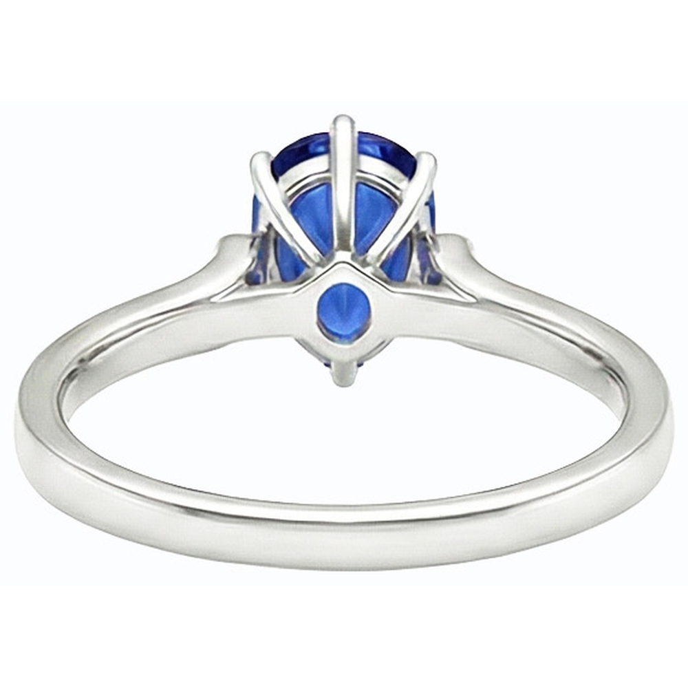 echter pear diamant 2Karat ring Detailansicht