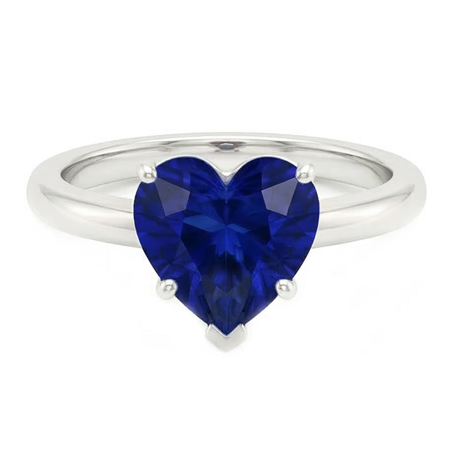 echter heart diamant 2Karat ring Seitenansicht