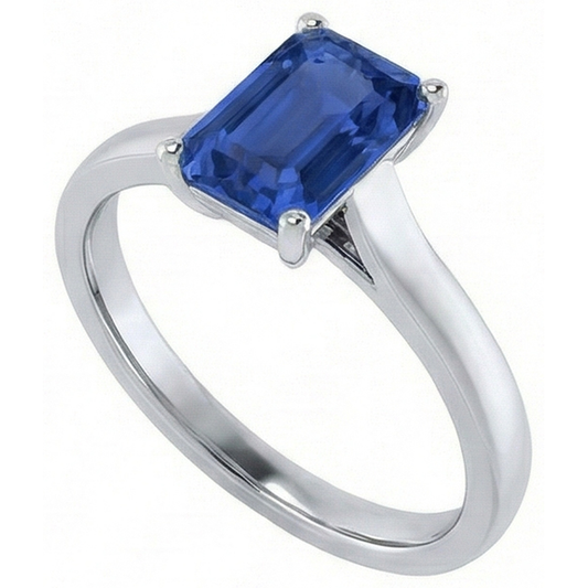 echter diamant 2Karat ring Seitenansicht
